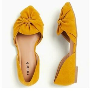 Torrid Mustard D’Orsay Flats